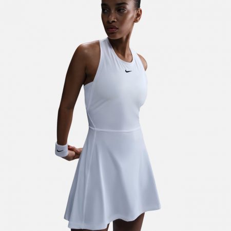 Nike Women’s Dri-FIT Victory Slim Fit Tennis Dress – White