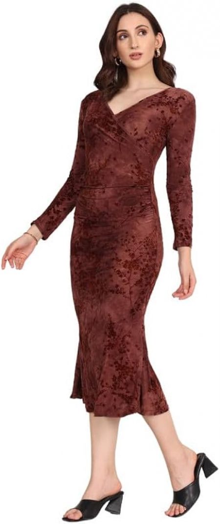 Branch’out Women’s Long Body-Fit Maxi Dress