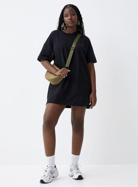 Twik Women’s Straight-Fit Crew-Neck T-Shirt Dress – Short & Casual | Simons