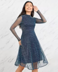 Styli Women’s Navy Blue Dress – Elegant & Versatile